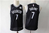 Nets 7 Kevin Durant Black Youth Nike Swingman Jersey,baseball caps,new era cap wholesale,wholesale hats